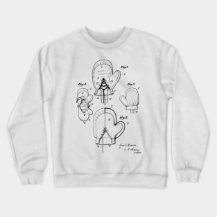 Boxing Glove Vintage Patent Hand Drawing Crewneck Sweatshirt